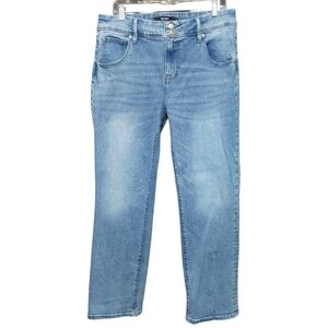 Hudson Light Wash Straight Leg High Rise Blue Jeans Women's Size 12